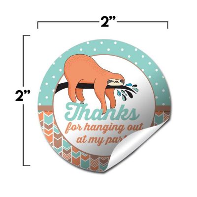 AmandaCreation Sloth Envelope Seals 40pc. Image 1