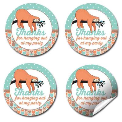 AmandaCreation Sloth Envelope Seals 40pc. Image 3