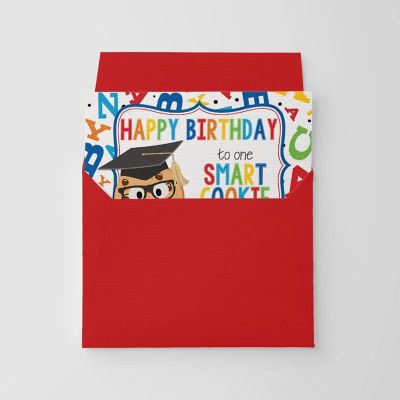 AmandaCreation Smart Cookie Birthday Blank Card 2pcs. Image 1