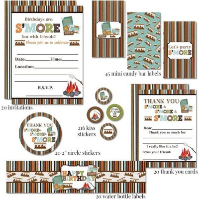 AmandaCreation S'more Fun With Friends Party Bundle 381pc. Image 2