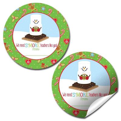 AmandaCreation S'more Snowman Appreciation Stickers Image 1