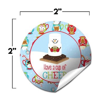AmandaCreation S'more Snowman Gift Tag 40pc. Image 1