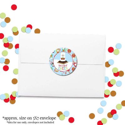 AmandaCreation S'more Snowman Gift Tag 40pc. Image 3