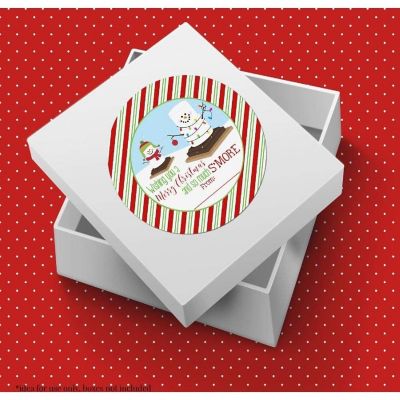 AmandaCreation S'more Snowmen Envelope Seals 40pc Image 2