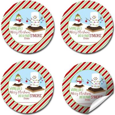 AmandaCreation S'more Snowmen Envelope Seals 40pc Image 3