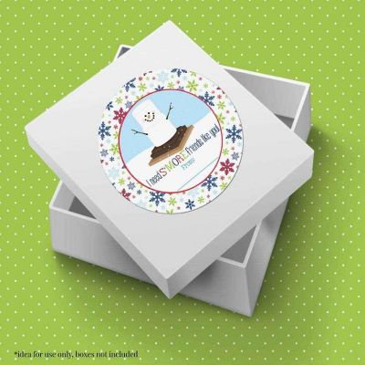 AmandaCreation S'more Snowmen Gift Tag 40pc. Image 2