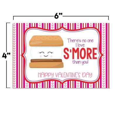 AmandaCreation S'more Valentine Greeting Card 2pc. Image 2