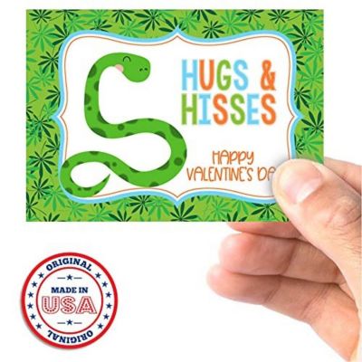AmandaCreation Snake Valentine Cards 30pc. Image 2