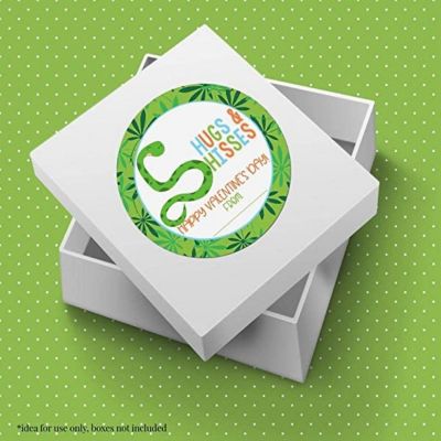 AmandaCreation Snake Valentine Envelope Seals 40pc. Image 2