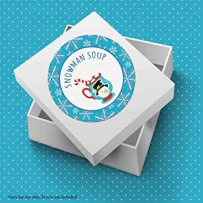 AmandaCreation Snowman Hot Cocoa Gift Tag 40pc. Image 2