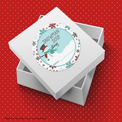 AmandaCreation Snowman Soup Gift Tag 40pc. Image 2
