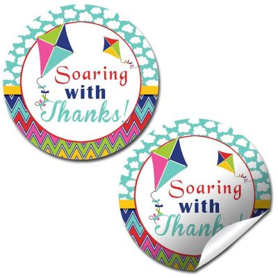 AmandaCreation Soaring Kite Envelope Seals 40pc. Image 1