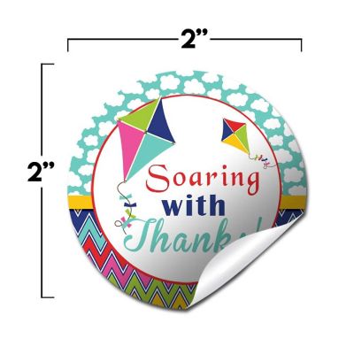 AmandaCreation Soaring Kite Envelope Seals 40pc. Image 1