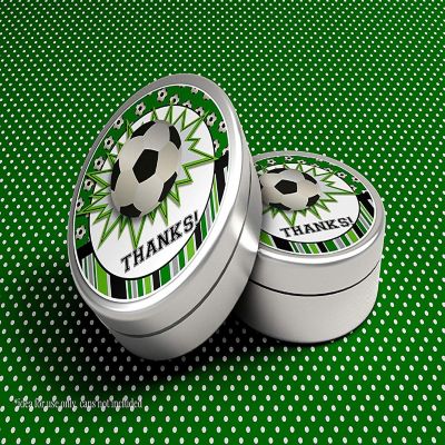 AmandaCreation Soccer Envelope Seals 40pc. Image 2