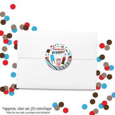AmandaCreation Soda &amp; Popcorn Envelope Seals 40pc. Image 1