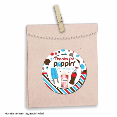 AmandaCreation Soda &amp; Popcorn Envelope Seals 40pc. Image 2