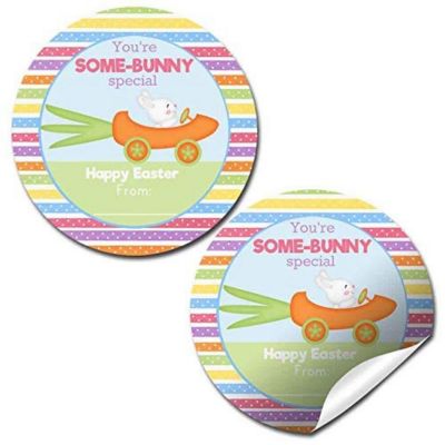 AmandaCreation Some Bunny Special Envelope Seals 40pc. Image 1