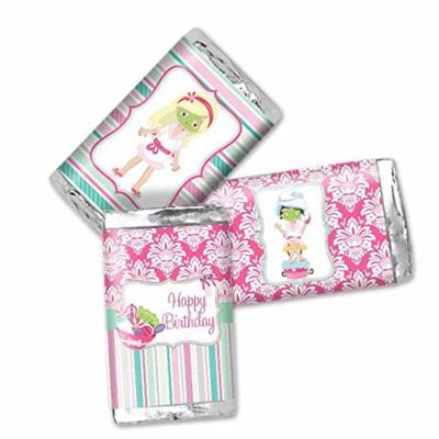AmandaCreation Spa Pampering Mini Candybar Wrappers 45pcs Image 1