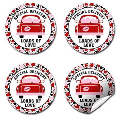 AmandaCreation Special Delivery Valentine Envelope Seals 40pc Image 3