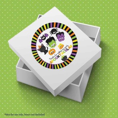 AmandaCreation Spooktacular Characters Envelope Seals 40pc Image 2