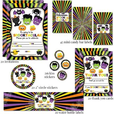 AmandaCreation Spooktacular Characters Party Bundle 381pc. Image 1