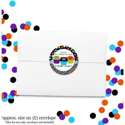 AmandaCreation Spooktacular Cupcake Envelope Seals 40pc Image 2