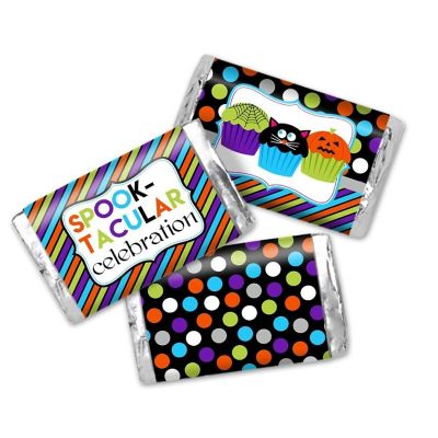AmandaCreation Spooktacular Cupcake Mini Candybar Wrappers 45pcs Image 1
