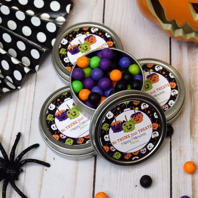 AmandaCreation Spooky Candy Apple Envelope Seals 40pc. Image 3