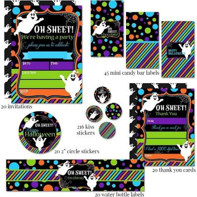AmandaCreation Spooky Ghost Party Bundle 381pc. Image 1