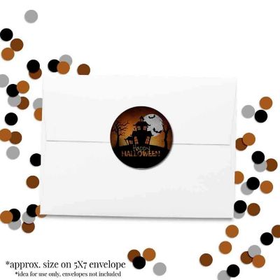 AmandaCreation Spooky Haunted House Envelope Seals 40pc. Image 3