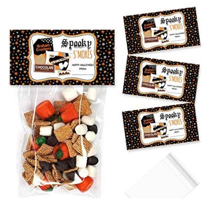 AmandaCreation Spooky S'more Bag Toppers 40pc. Image 1