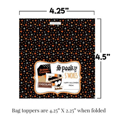AmandaCreation Spooky S'more Bag Toppers 40pc. Image 2