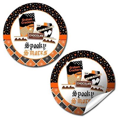 AmandaCreation Spooky S'more Envelope Seals 40pc. Image 1