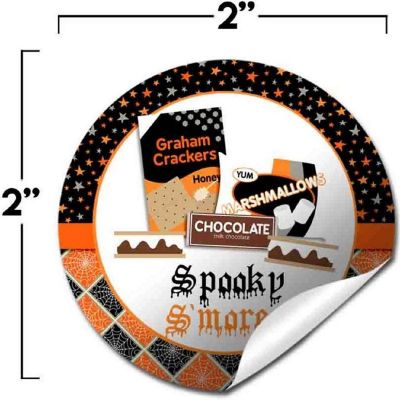AmandaCreation Spooky S'more Envelope Seals 40pc. Image 1