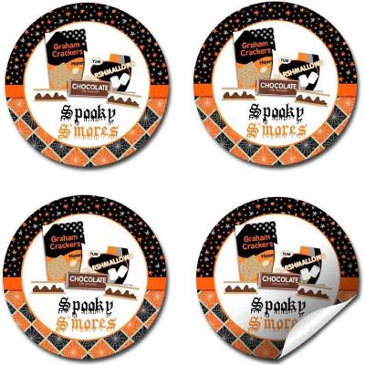 AmandaCreation Spooky S'more Envelope Seals 40pc. Image 3