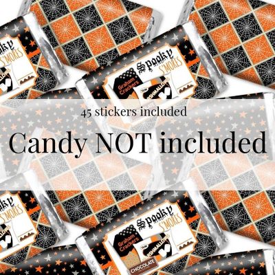 AmandaCreation Spooky S'more Mini Candybar Wrappers 45pcs Image 3