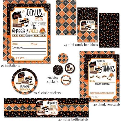 AmandaCreation Spooky S'more Party Bundle 381pc. Image 1