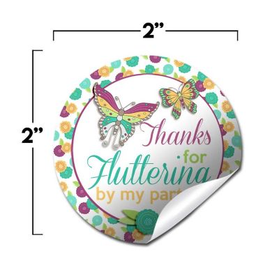 AmandaCreation Spring Butterfly Envelope Seals 40pc. Image 1