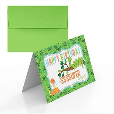AmandaCreation SssSSssUPER Friend Greeting Card 2pc. Image 1