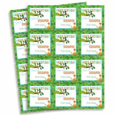 AmandaCreation SSSSUPER Snake Gift Tag 24pc. Image 2