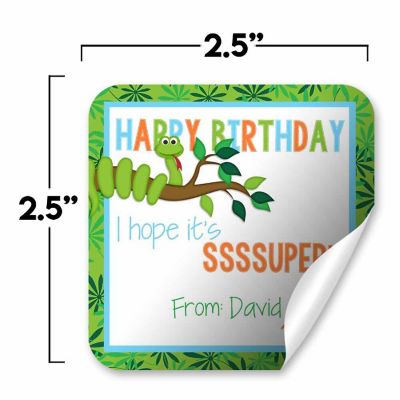 AmandaCreation SSSSUPER Snake Gift Tag 24pc. Image 3