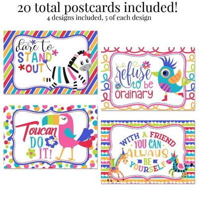 AmandaCreation Stand Out and Be Yourself Postcards 20pc. Image 2