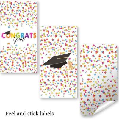 AmandaCreation Star Graduation Mini Candybar Wrappers 45pcs Image 1