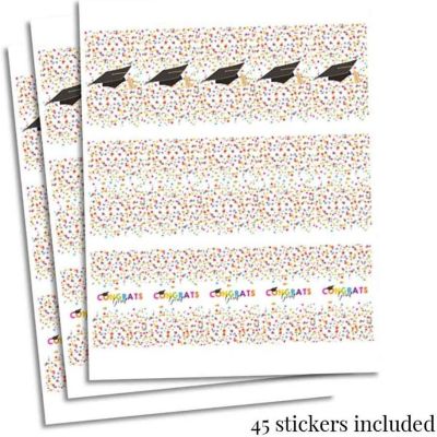 AmandaCreation Star Graduation Mini Candybar Wrappers 45pcs Image 2