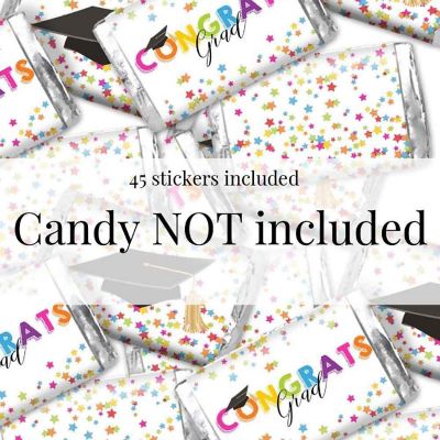 AmandaCreation Star Graduation Mini Candybar Wrappers 45pcs Image 3