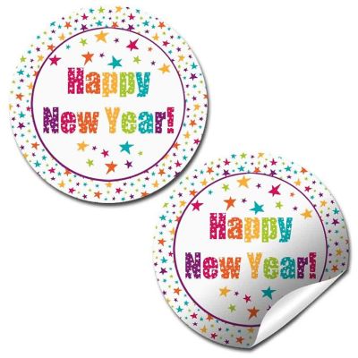AmandaCreation Stars Countdown Envelope Seals 40pcs. Image 1