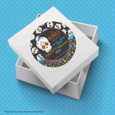 AmandaCreation Sugar Skull Great Friend Envelope Seals 40pc. Image 2