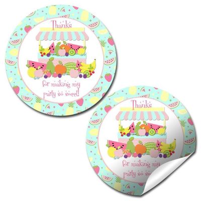 AmandaCreation Summer Fruit Stand Envelope Seals 40pc Image 1