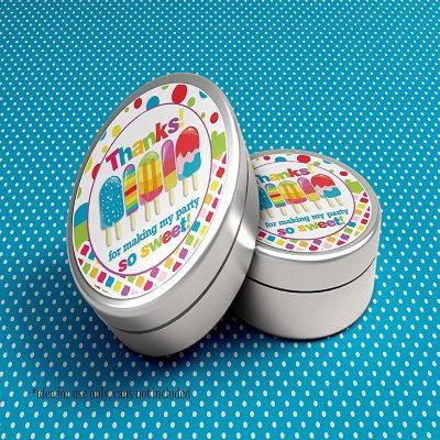 AmandaCreation Summertime Popsicle Envelope Seals 40pc. Image 2