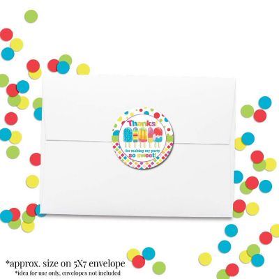 AmandaCreation Summertime Popsicle Envelope Seals 40pc. Image 3